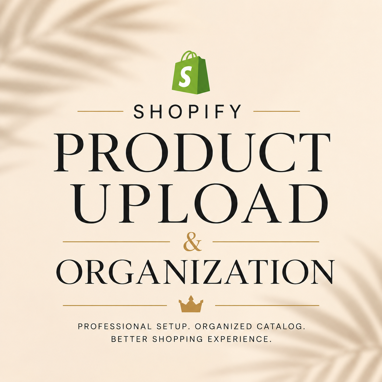Shopify Product Upload & Organization