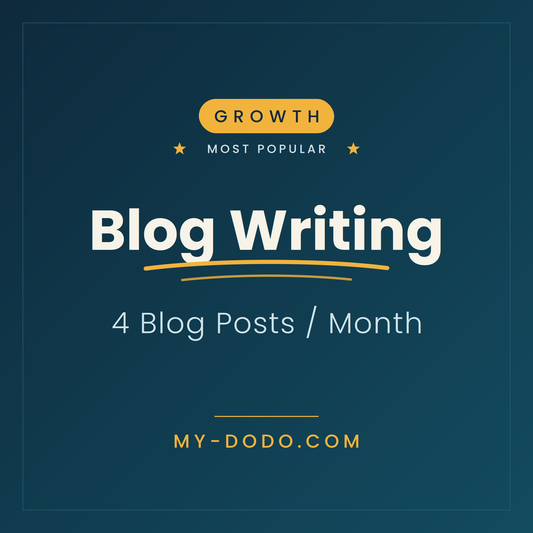 Blog Writing — GROWTH | 4 SEO Blog Posts / Month